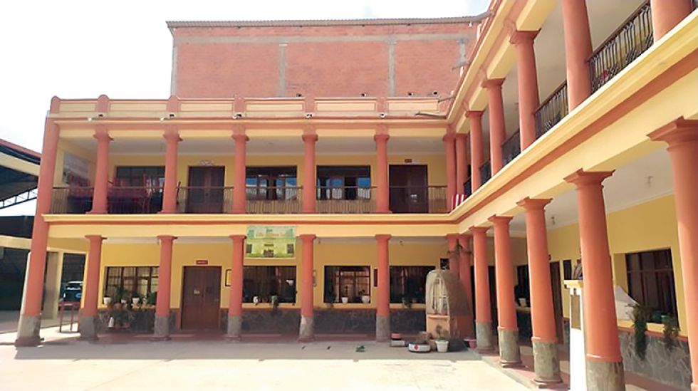 CLASES. El colegio Nacional Zudáñez retomó las clases presenciales el viernes.