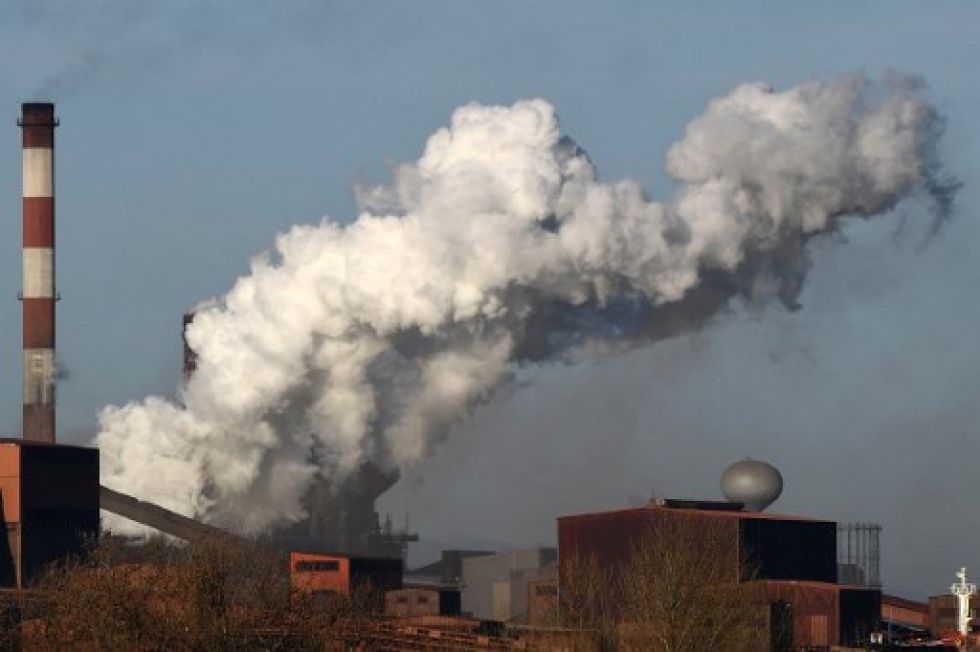 Vista de una planta de fundición en Francia, en una de las regiones más contaminadas por el sector industrial.