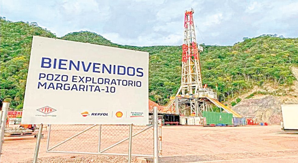 El mayor pozo productor de gas natural del país fue perforado en territorio chuquisaqueño en el límite con Tarija.