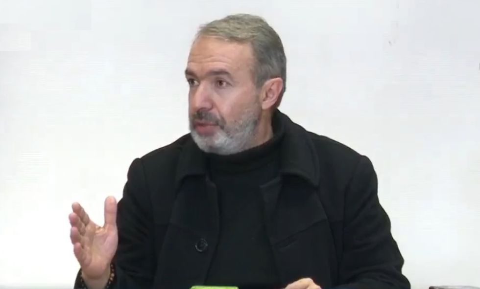 El vocero de la Presidencia, Jorge Richter, en una conferencia de prensa este viernes.