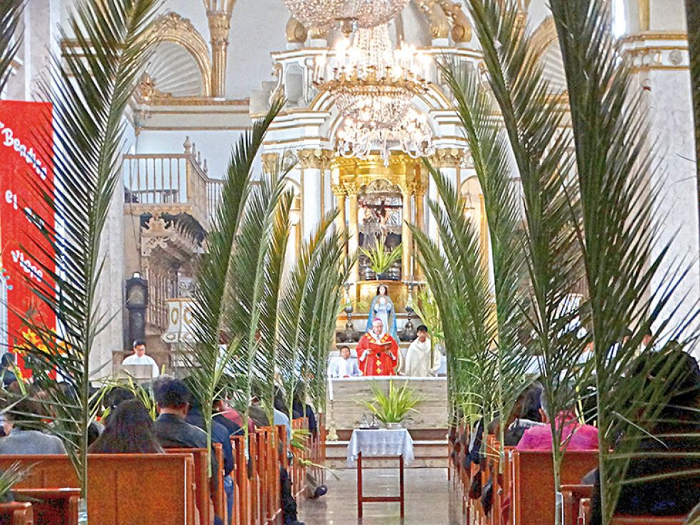 FE. Comienza la Semana Santa este Domingo de Ramos y se alistan eucaristías en las parroquias.