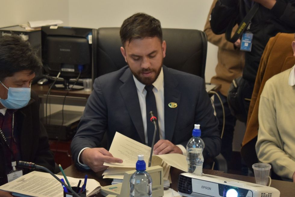 El ministro de Gobierno, Eduardo del Castillo, en una aparición reciente.