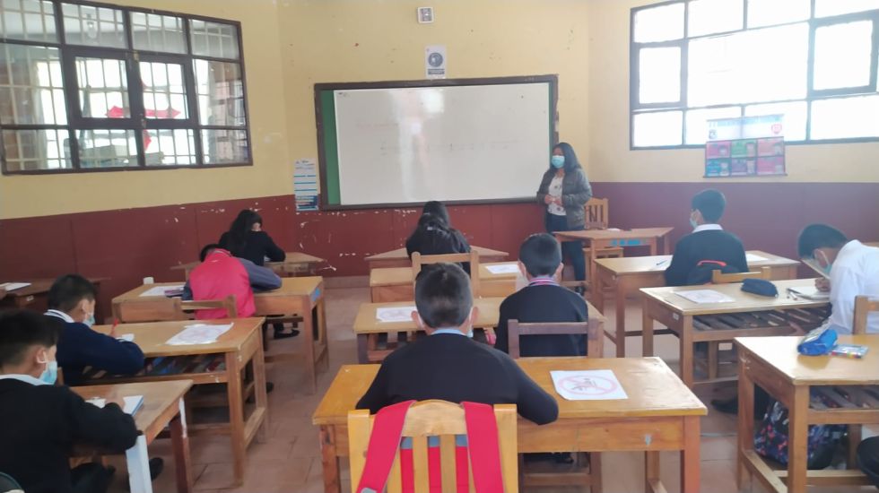Las clases se desarrollan de forma presencial en casi todas las unidades educativas del país.