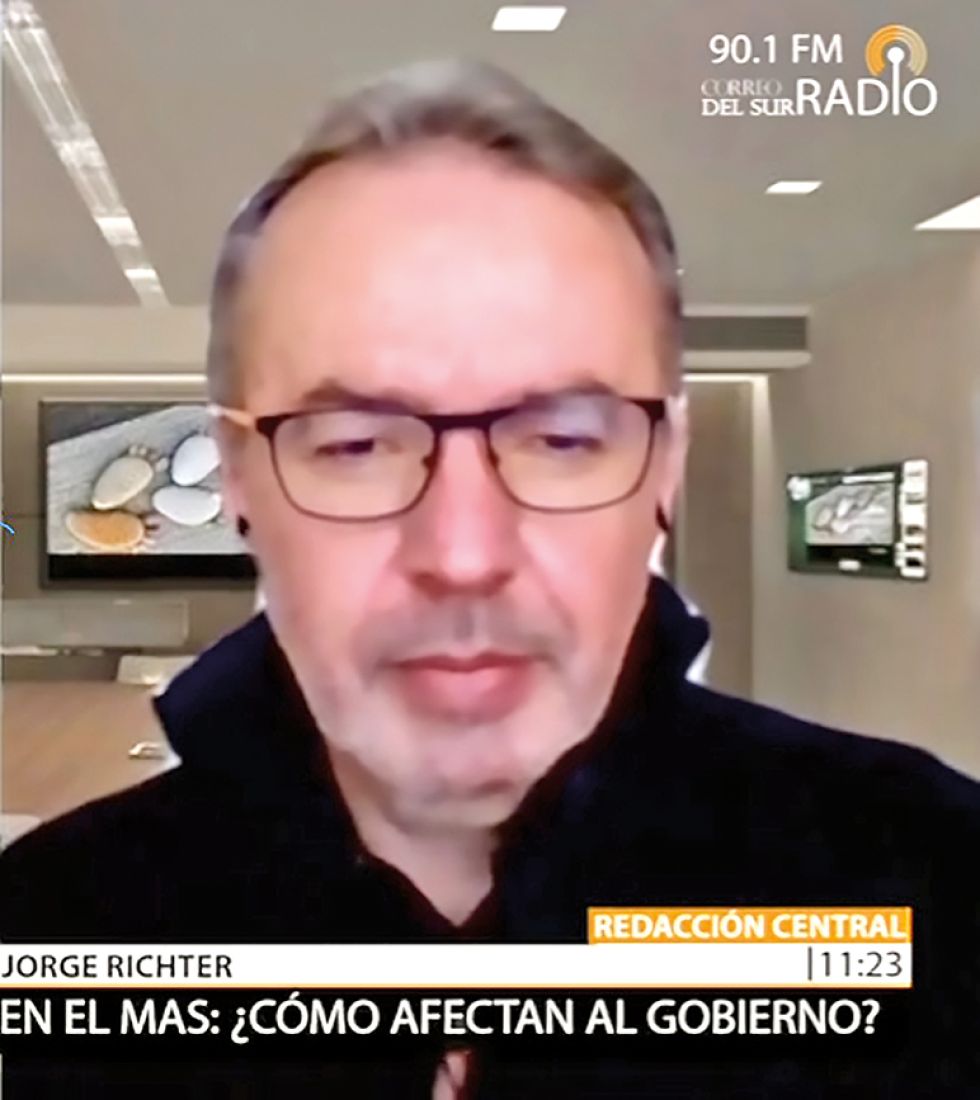 ENTREVISTA. El vocero presidencial Jorge Richter en Correo del Sur Radio FM 90.1.