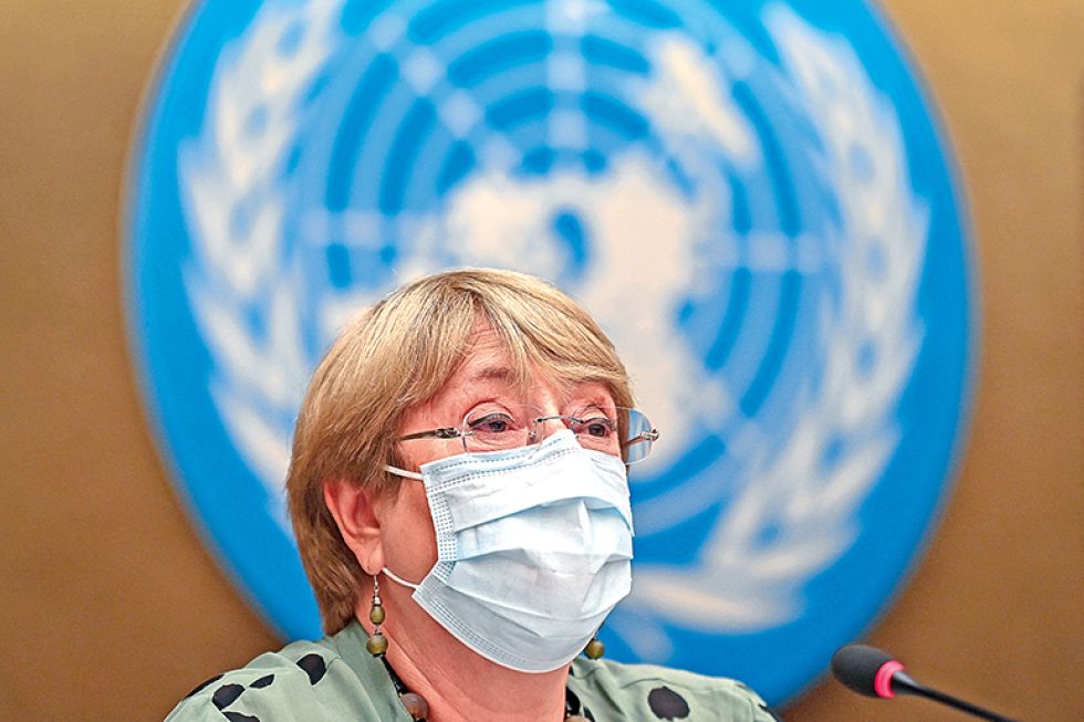 ONU. La expresidenta Michelle Bachelet es la representante de la Oficina de la Alta Comisionada.