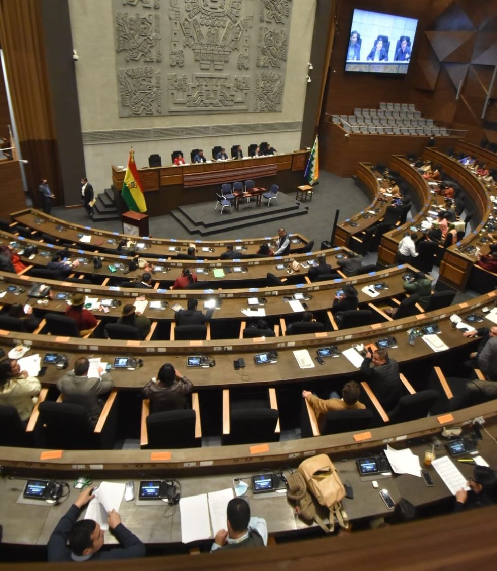 Sesión de la Asamblea este jueves.