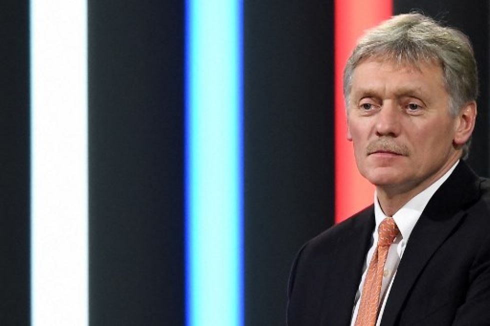 El portavoz del Kremlin, Dmitry Peskov, en una conferencia de Vladimir Putin.