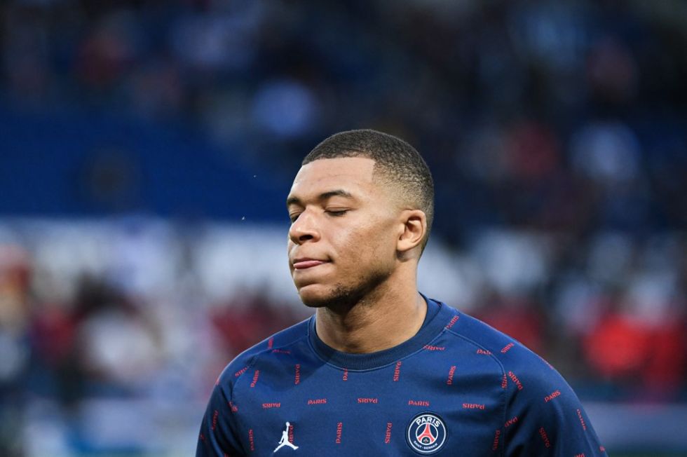 Kylian Mbappé, en un partido con su actual club.