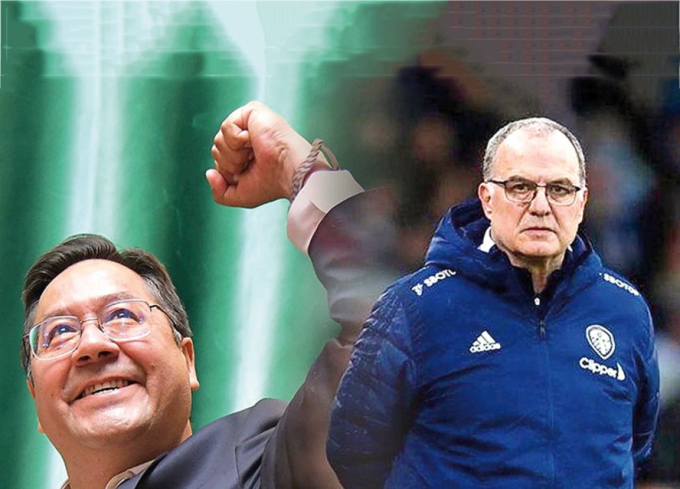 El “Loco” Bielsa (d) es el candidato que propuso el gobierno de Luis Arce para hacerse cargo de la Verde.