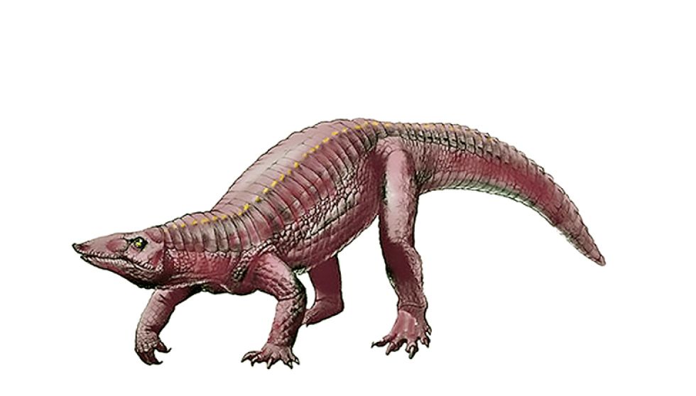 DINOSAURIO. Una de las especies que habría habitado esta región hace millones de años.