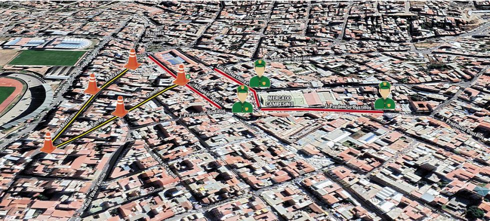 REORDENAMIENTO. La medida se aplicará en cinco puntos de la zona con el respaldo de varias instituciones.