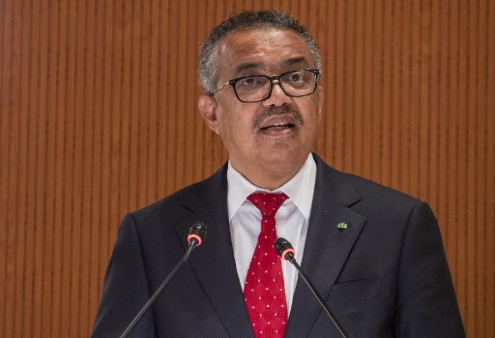 Tedros Adhanom Ghebreyesus en su discurso inaugural de la 75ª Asamblea Mundial de la Salud de la OMS.