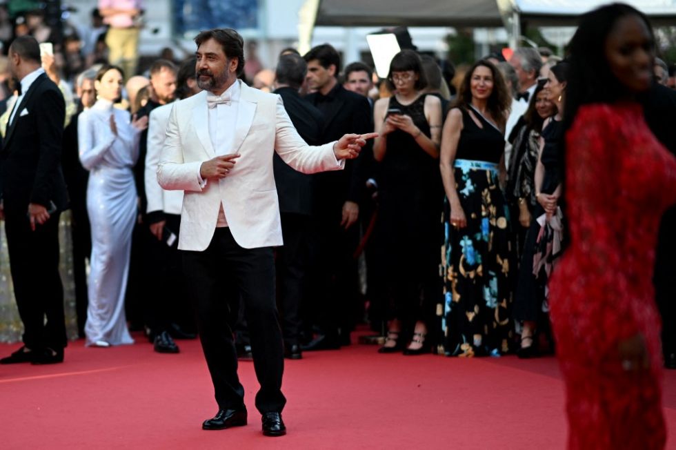 El actor español Javier Bardem llega a la Ceremonia de Clausura de la 75ª edición del Festival de Cine de Cannes.