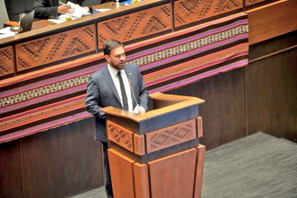 Un momento de la interpelación a Eduardo del Castillo en la Asamblea Legislativa Plurinacional.