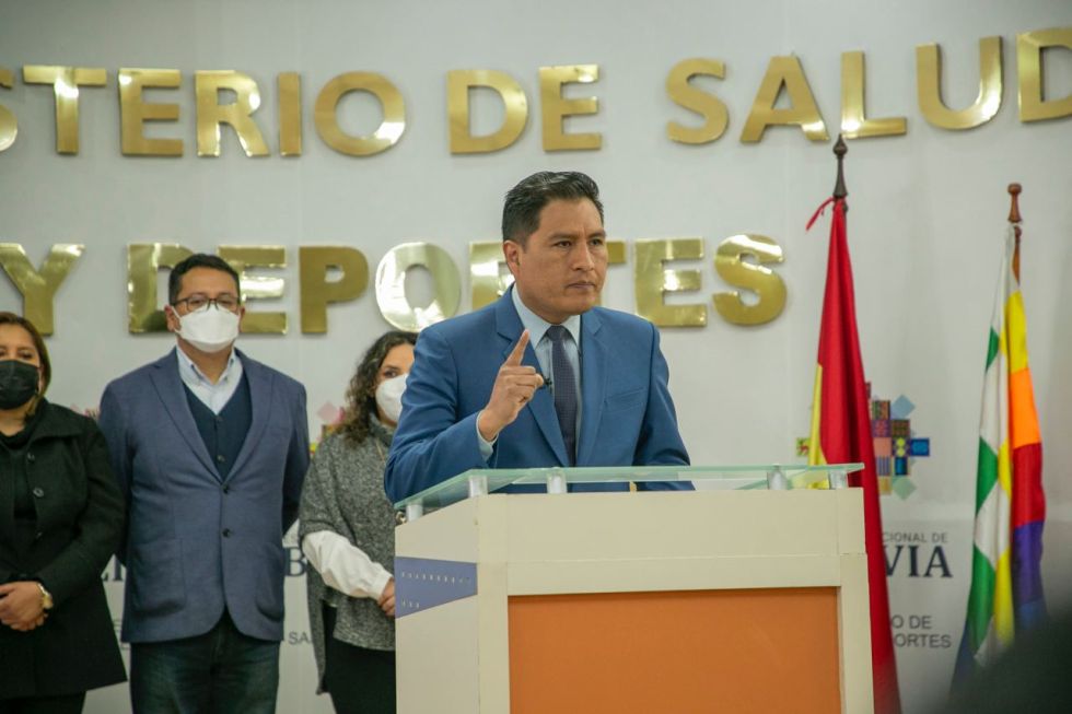 El ministro de Salud, Jeyson Auza, habló este lunes del paro médico de la semana pasada.