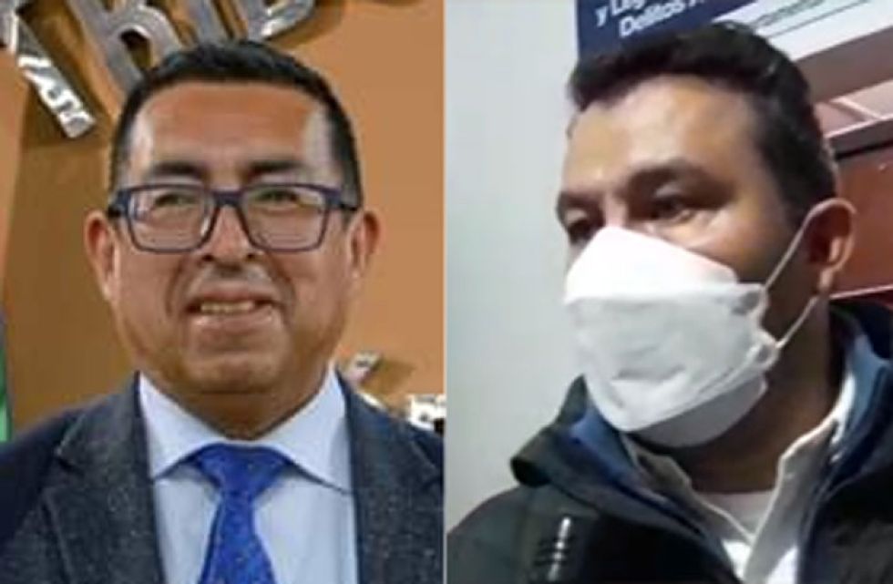 Roberto Bohóquez (i) y Rodrigo Rodríguez ya declararon en la Fiscalía.