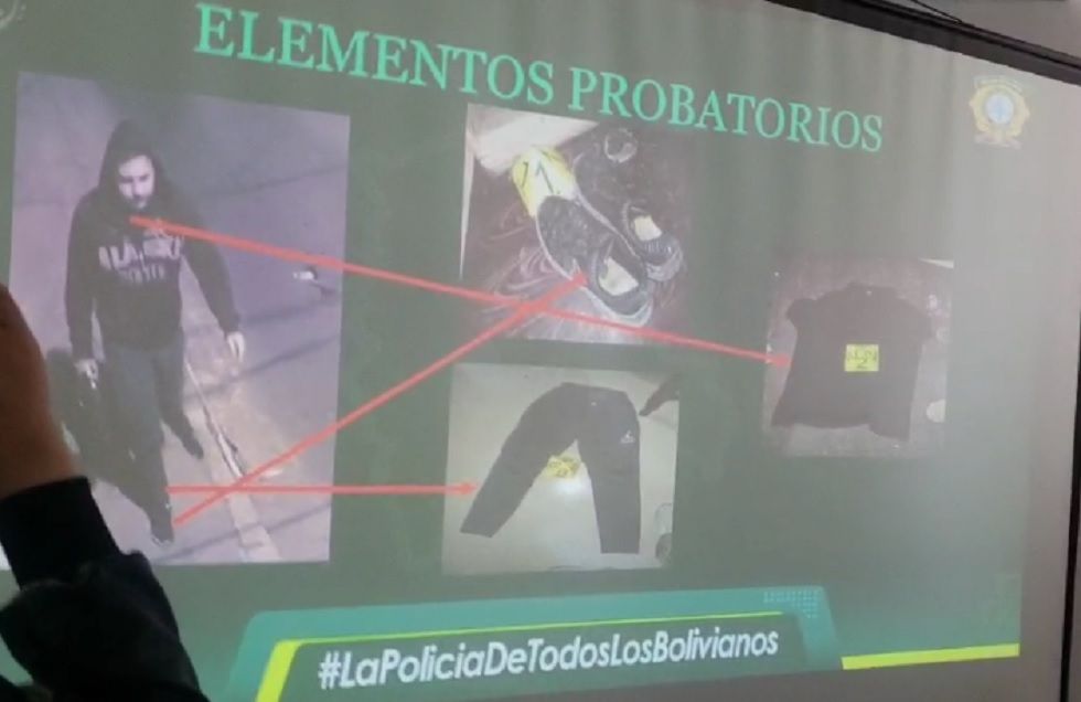 La Policía presentó los elementos probatorios para la captura del presunto asesino.