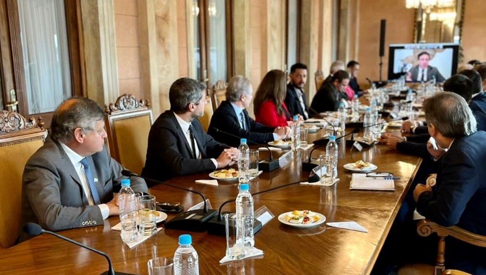 La reunión entre autoridades de los cuatro países candidatos a albergar el Mundial 2030.