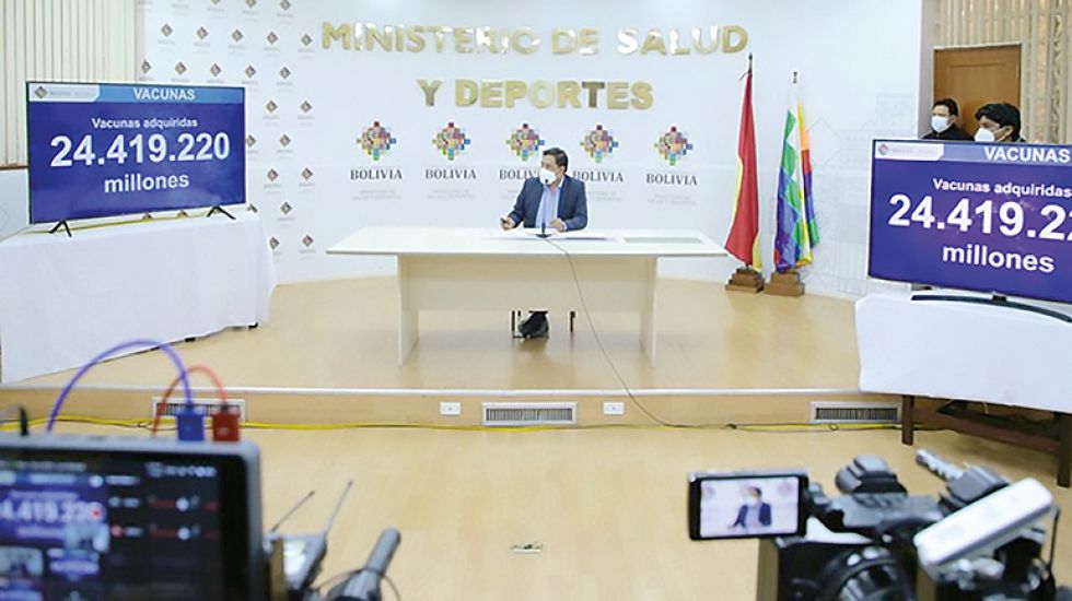 RECOMENDACIÓN. El ministro Jeyson Auza llamó a reforzar las medidas de protección.