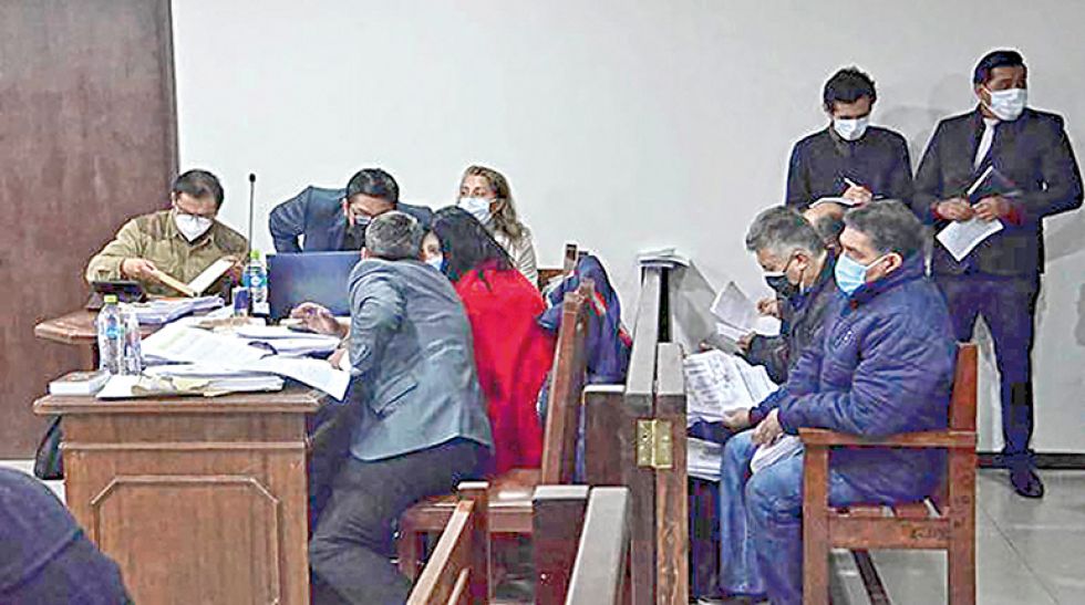 INVESTIGACIÓN. La audiencia cautelar se desarrolló el viernes en un juzgado de Sacaba.