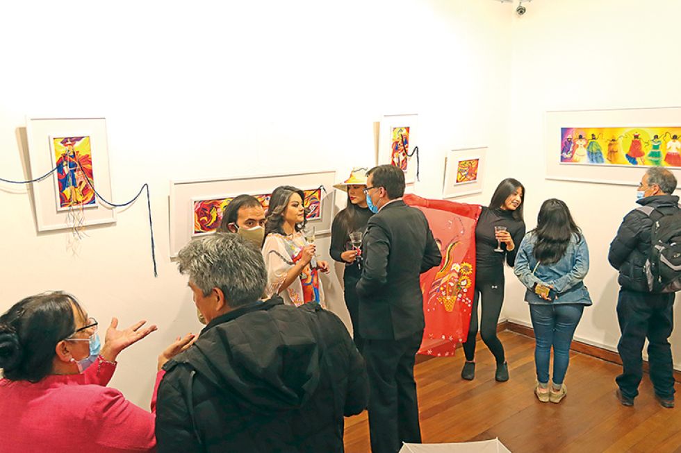 ANIVERSARIO. Varios artistas estuvieron presentes en el acto de festejo de los siete años.