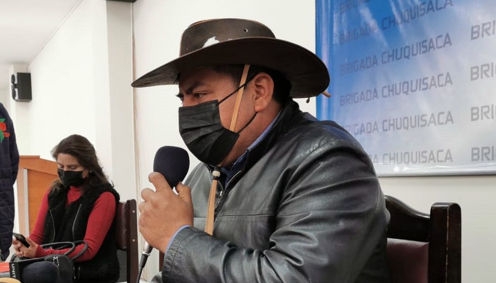El presidente de la Brigada Parlamentaria de Chuquisaca, Yamil Flores.