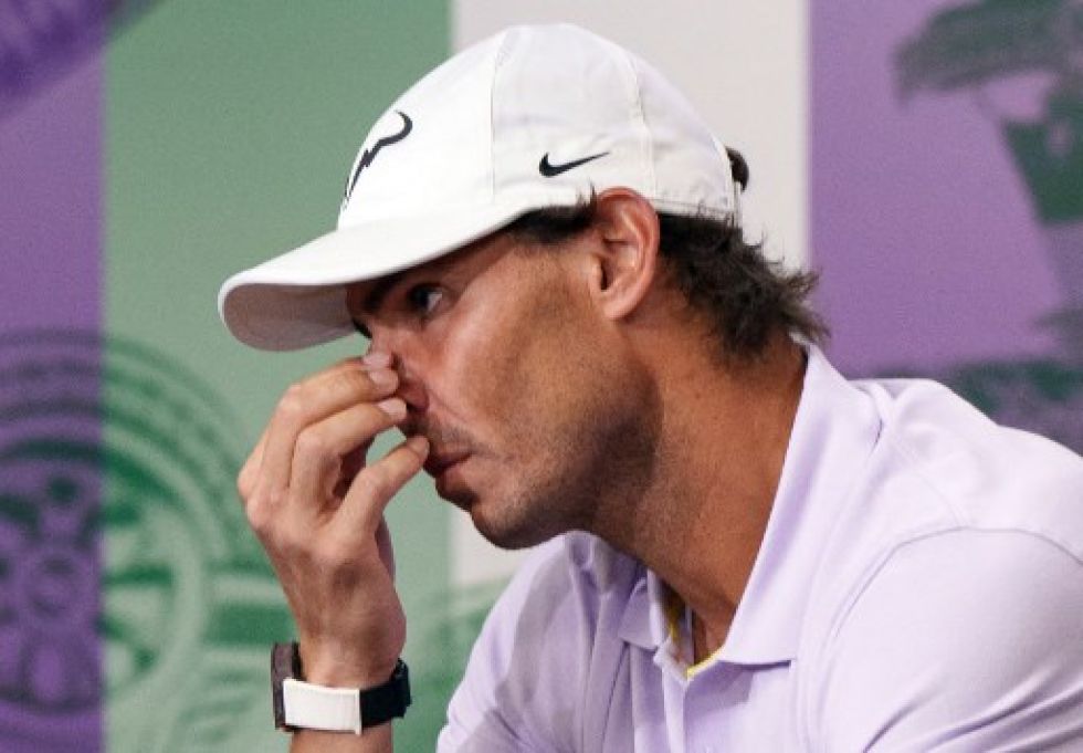 Rafa Nadal se perderá la posibilidad de luchar por la final de Wimbledon, torneo que solamente ganó en dos oportunidades.