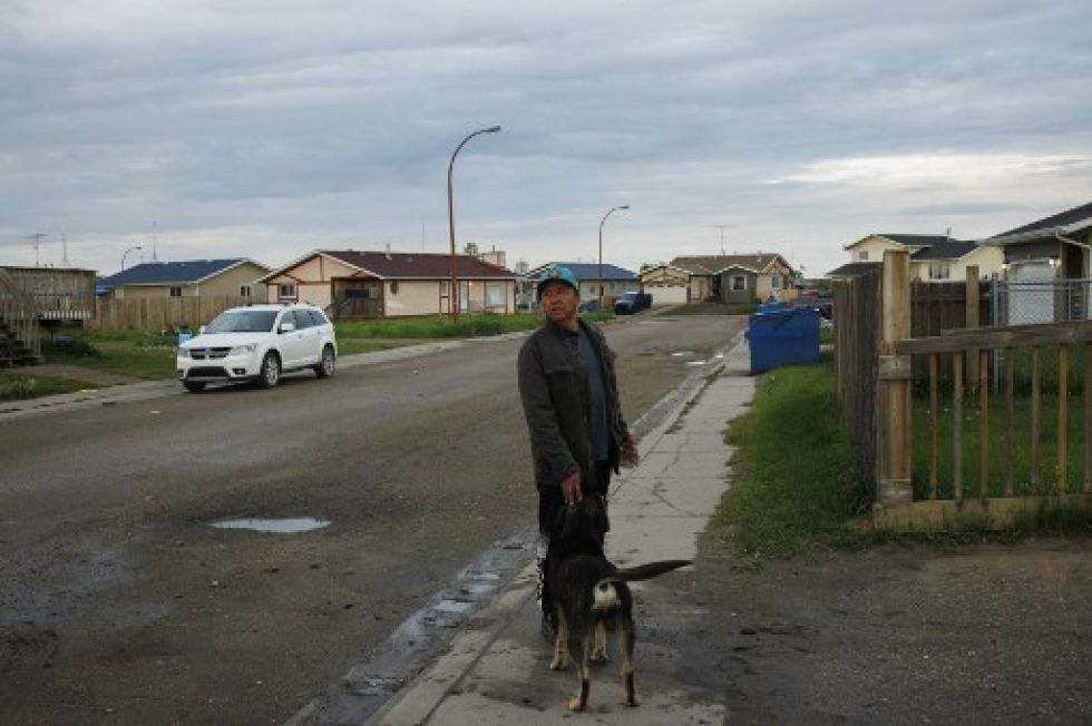 Vista de la comunidad indígena de Maskwacis, en la provincia de Alberta, en el oeste de Canadá.
