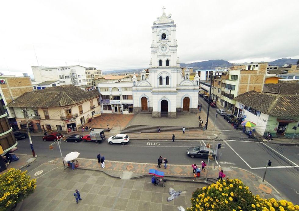 La ciudad de Tulcán, en los andes ecuatorianos, fue una de las afectadas por el movimiento sísmico.