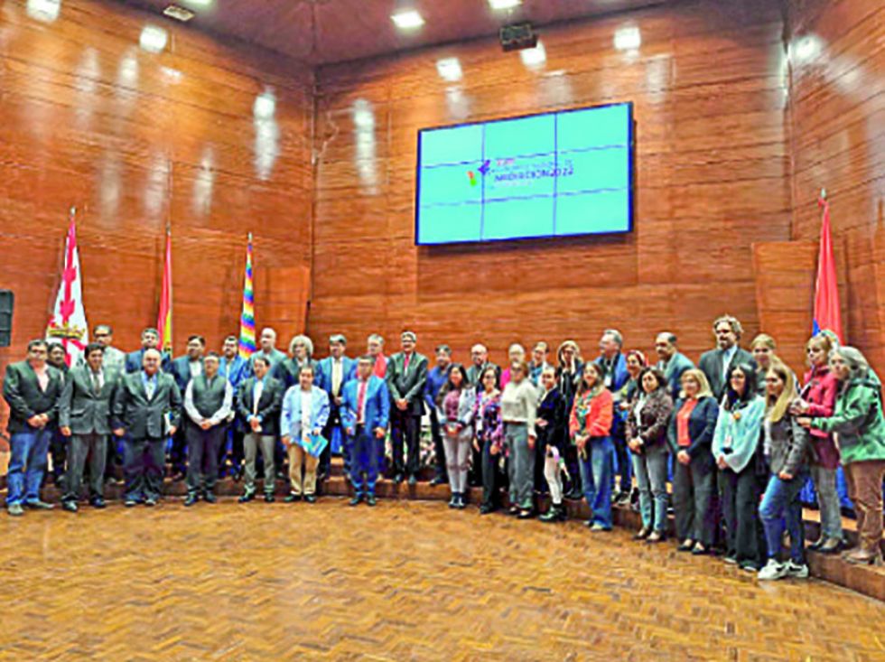 EVENTO. El acto de clausura del Congreso Mundial de Mediación se llevó adelante anoche en el Centro Internacional de Convenciones.