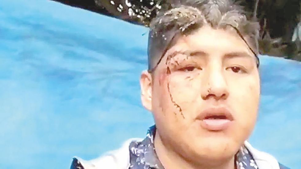 TÉTRiCO. Víctor Hugo Mica es la persona que denunció que lo intentaron ofrecer como ofrenda.