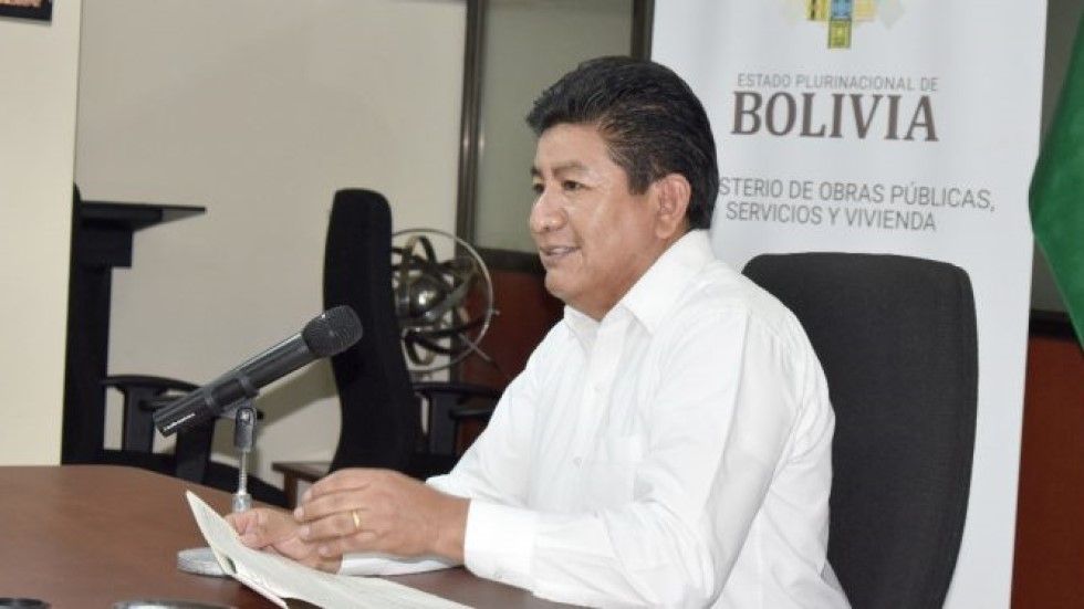 El ministro Édgar Montaño brindó este miércoles una conferencia de prensa.