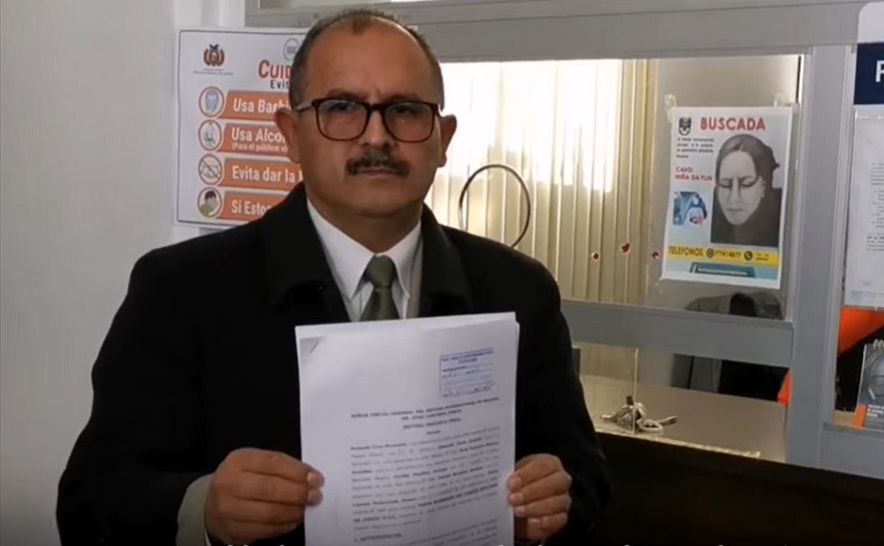 Rolando Cruz se presenta como integrante del Comité Impulsor de Justicia.