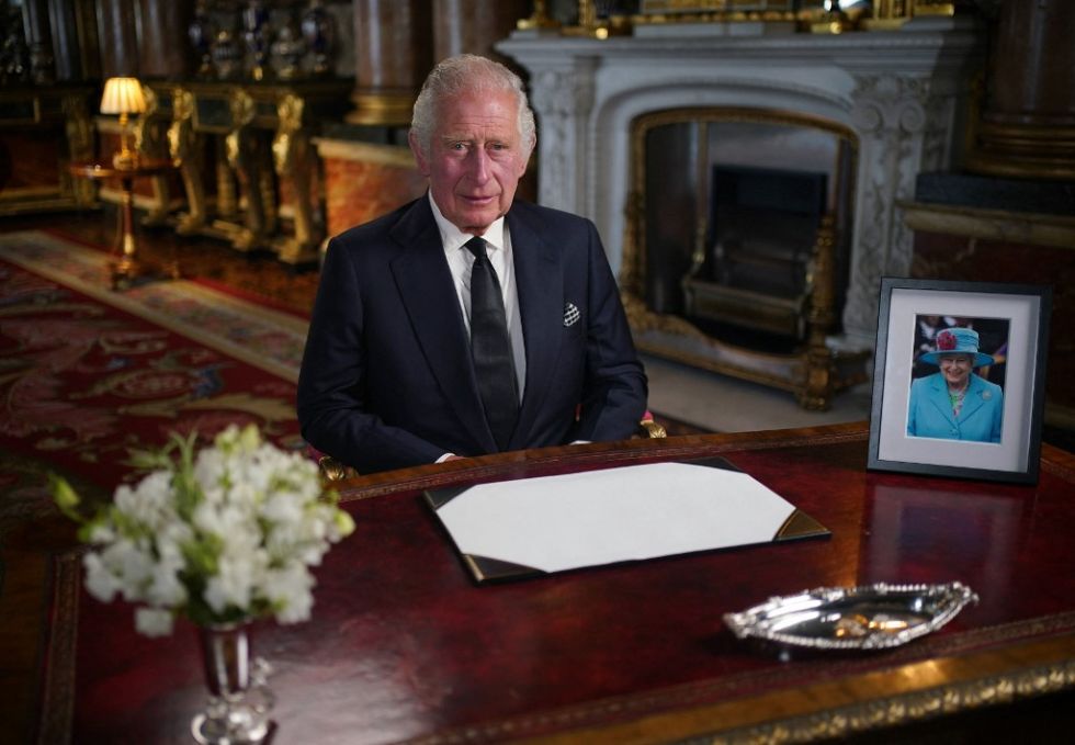El rey Carlos III, en su primer mensaje como nuevo monarca británico.