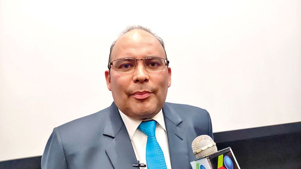 POSICIÓN. El presidente del TCP, Paul Franco, se refirió al tema del vocal de Beni.