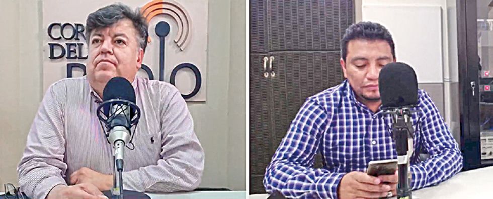 ENTREVISTA. Los integrantes de Tupay visitaron la cabina de Correo del Sur Radio FM 90.1.