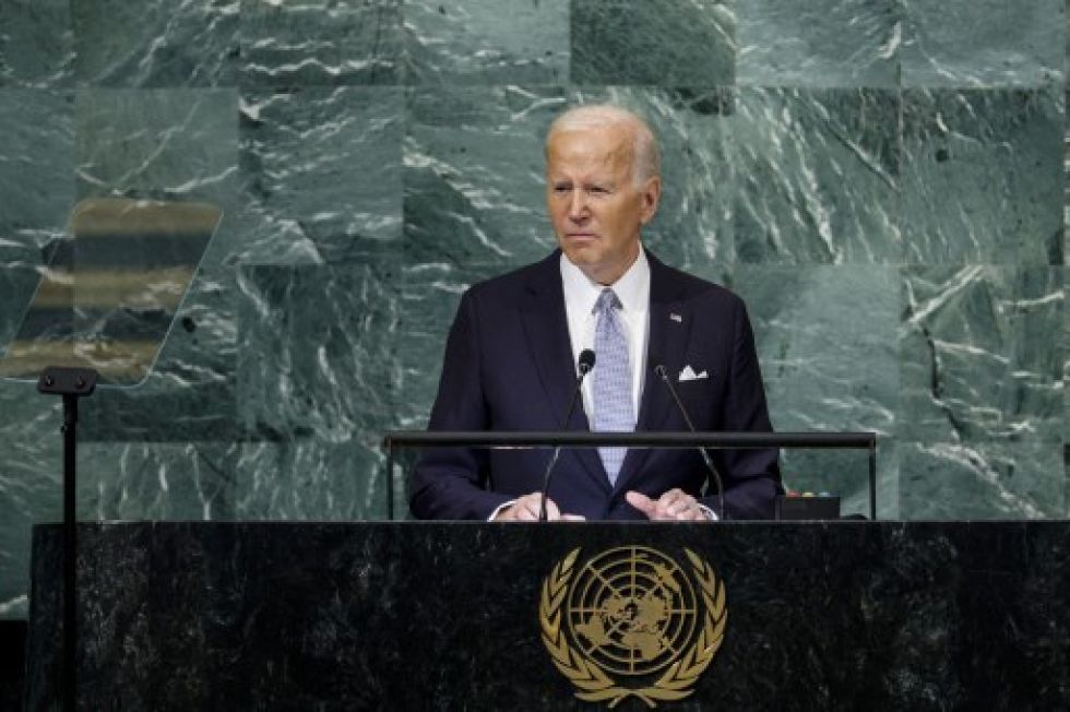 El presidente de EEUU, Joe Biden, en su intervención en la Asamblea de la ONU.