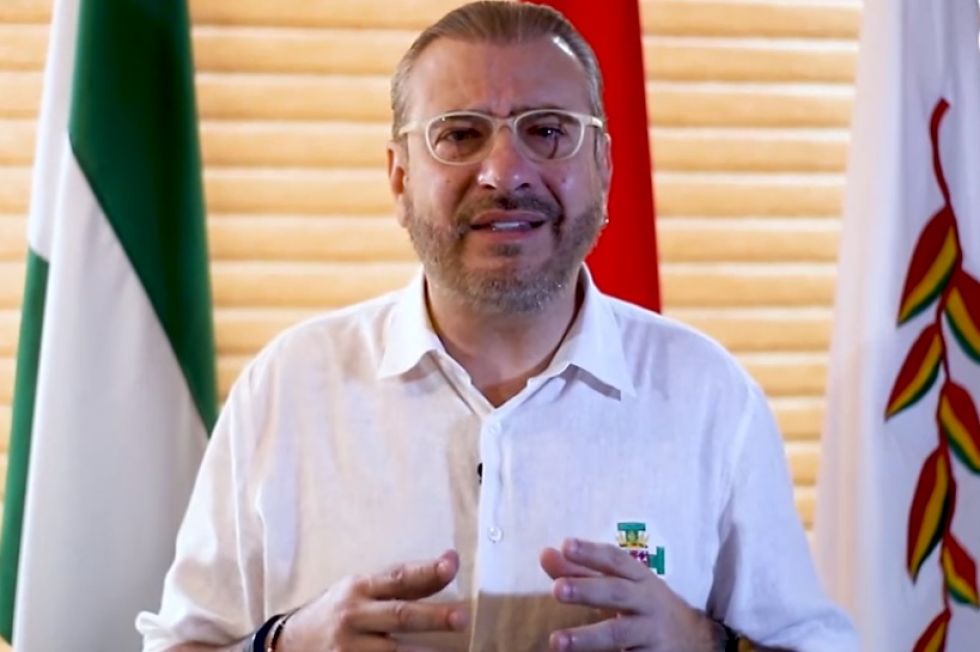 El presidente del Comité pro Santa Cruz, Rómulo Calvo, en una imagen de archivo.