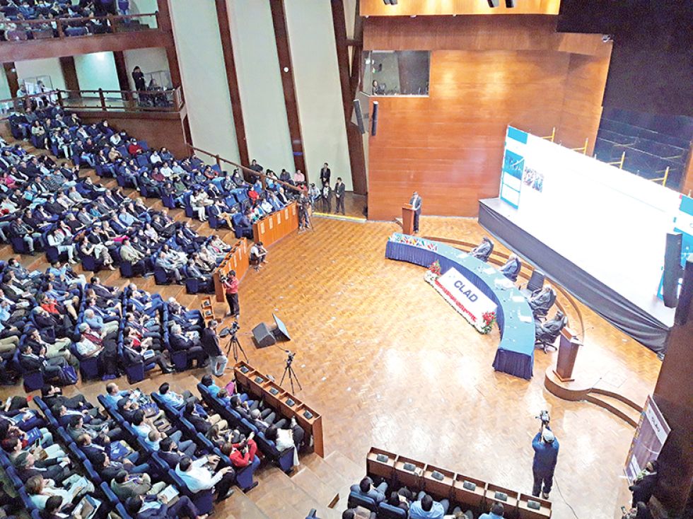 CONGRESO. La ceremonia inaugural en el Centro Internacional de Convenciones y Cultura.