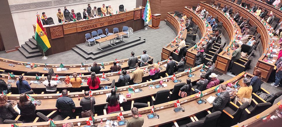 DEBATE. La sesión en la Cámara de Diputados concluyó al promediar las 04:00 de ayer, sábado, tras más de 10 horas de plenaria.