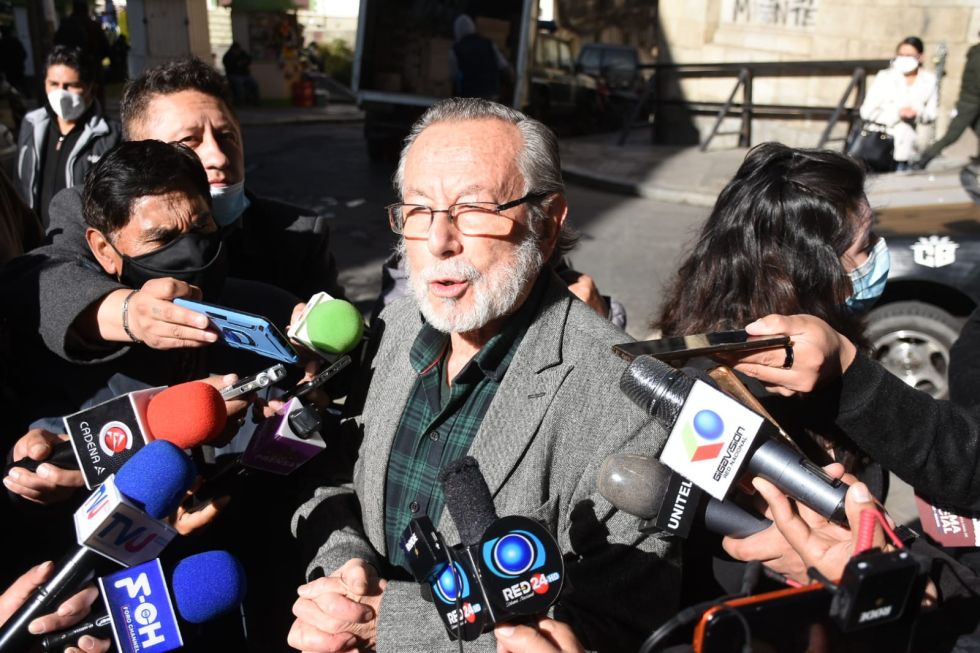 Juan del Granado, exalcalde de La Paz y miembro del grupo Juristas Independientes.
