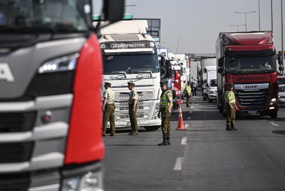 Transportistas Fuerza del Norte iniciaron desde el 21 de noviembre el bloqueo de varias rutas.
