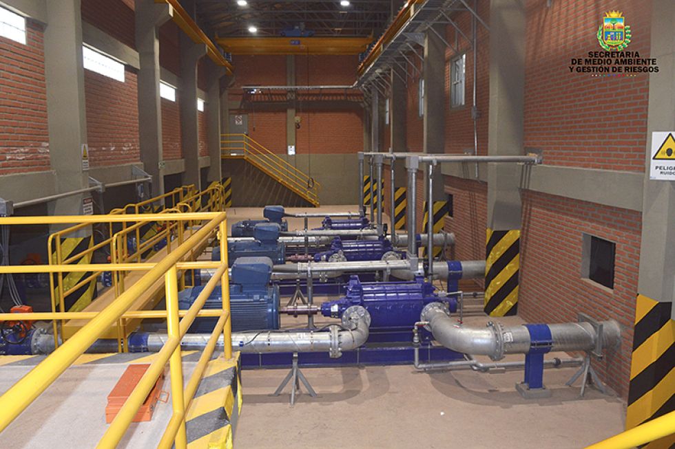 URGENCIA. La planta de bombeo de Fisculco está funcionando 24 horas desde hace tres semanas.