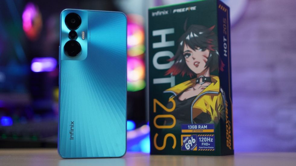 El Hot 20s, el primer smartphone de alto rendimiento de Infinix Mobile aliado con FreeFire. GENTILEZA