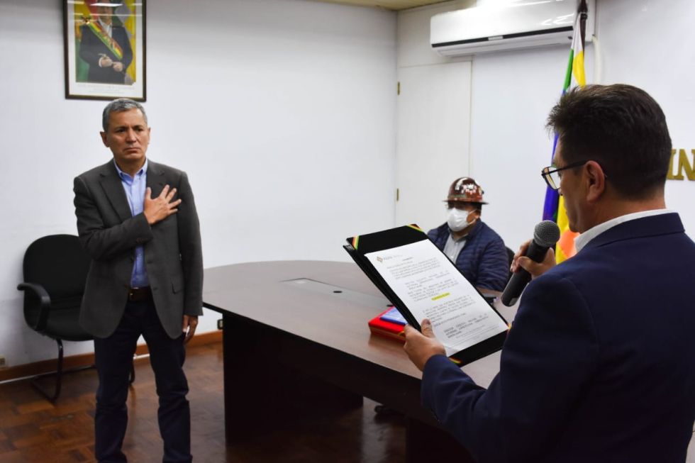 El director de la Autoridad Jurisdiccional Administrativa Minera (AJAM), Heriberto Ariñez.