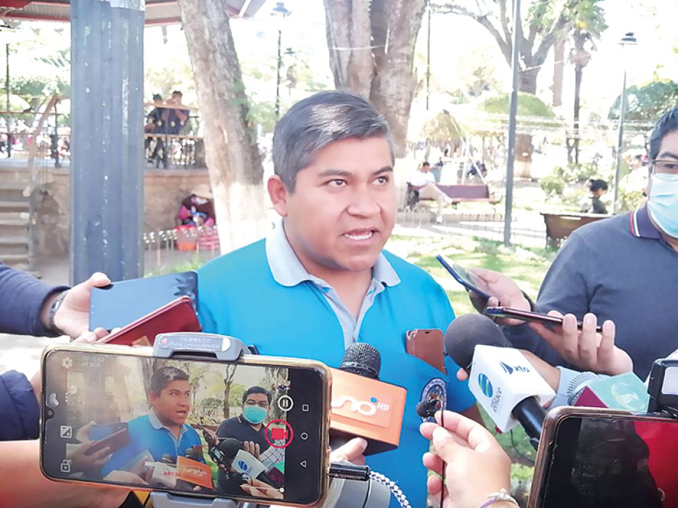 DIRIGENTE. El secretario general del Sindicato de Micros San Cristóbal, Roger Carvajal.
