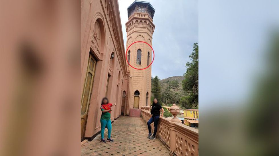 La foto del Castillo de La Glorieta que se viralizó en las redes sociales.