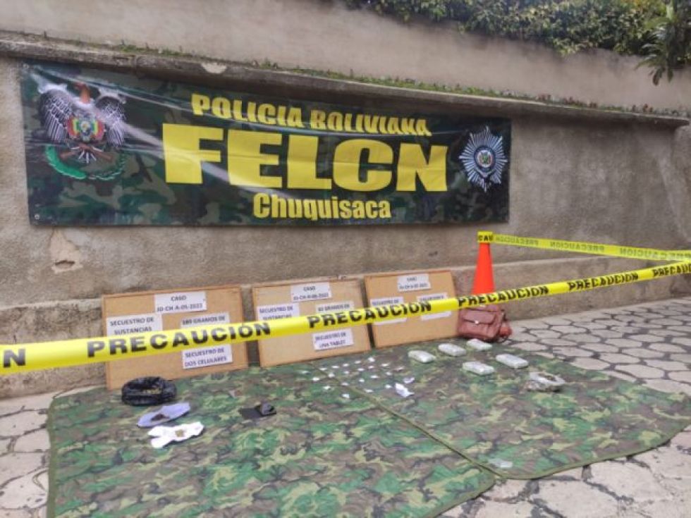 La droga secuestrada por la Felcn en un operativo en febrero de este año.