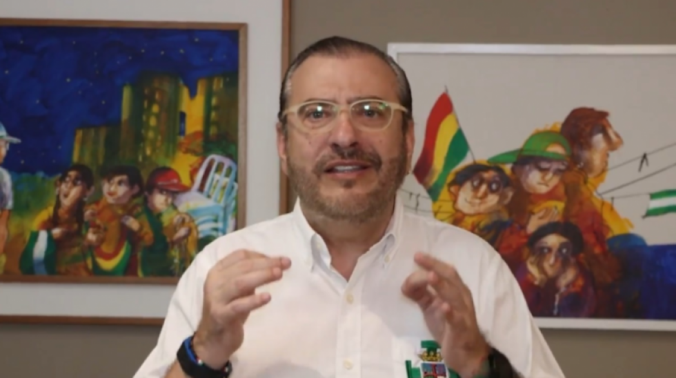 El presidente del Comité pro Santa Cruz, Rómulo Calvo, en una imagen de archivo.
