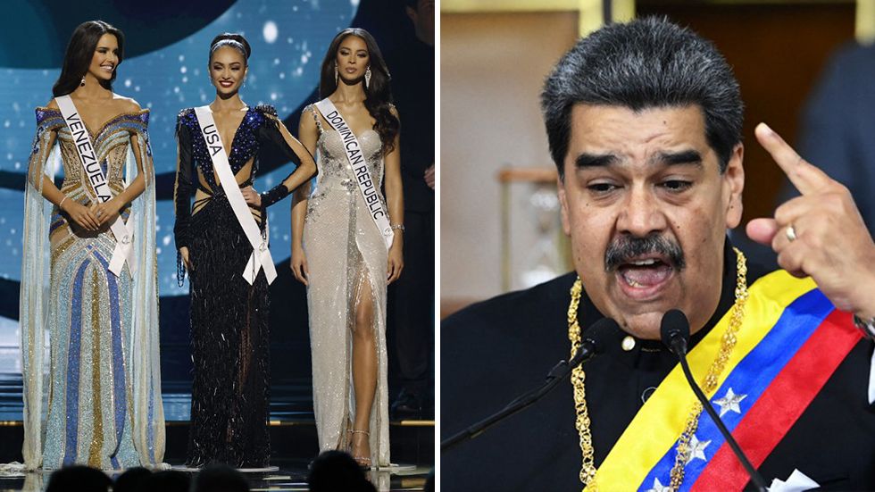 El presidente venezolano Nicolás Maduro cuestionó el resultado del Miss Universo.